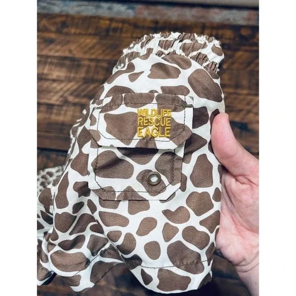 Zara 2T Giraffe Animal Print Swim Suit Shorts Tie SOLD SEPARATELY - Picture 4 of 4